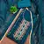 Women's navy blue embroidered dress material