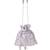 Lilac Frost Mirror Embellished Potli Bag – Lavender Luxe (9 x 8.5 in)