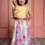 Multicolour printed linen co ord set