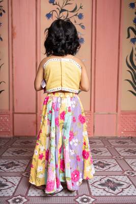 Multicolour printed linen co ord set 2