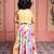 Multicolour printed linen co ord set