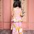 Pink printed linen co ord set