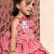 Red printed cotton co ord set