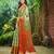 Women's stunning green soft silk kanjeevaram full zari work saree with blouse piece