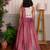 Pink embroidered tissue co ord set