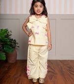 Yellow plain cotton co ord set