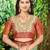 Women's stunning green soft silk kanjeevaram full zari work saree with blouse piece