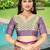 Women's stunning pink soft silk kanjeevaram full zari work saree with blouse piece