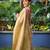 Chiku sequin Embroidered Gold Tissue silk blend Saree