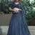 Engaging Black Leheriya Print Georgette Reception Wear Lehenga Choli