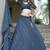 Engaging Black Leheriya Print Georgette Reception Wear Lehenga Choli