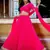 Astounding Pink Leheriya Georgette Bridesmaid Lehenga Choli