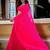 Astounding Pink Leheriya Georgette Bridesmaid Lehenga Choli