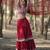 Incredible Red Sequins Georgette Designer Lehenga Choli With Dupatta