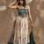 Enchanting White & Green Sequins Chinon Festival Wear Lehenga Choli
