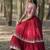 Incredible Red Sequins Georgette Designer Lehenga Choli With Dupatta