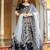 Shocking Navy Blue Embroidered Velvet Function Wear Lehenga Choli
