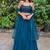 Sweet Teal Blue Georgette Party Wear Lehenga Choli With Dupatta