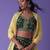Lovely Green Zari Embroidered Georgette Mehendi Wear Lehenga Choli
