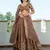 Stunning Beige Silk Sequins Party Wear Lehenga Choli With Dupatta