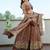 Stunning Beige Silk Sequins Party Wear Lehenga Choli With Dupatta