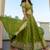 Dazzling Green Thread Embroidered Silk Mehendi Wear Lehenga Choli