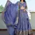 Beautiful Lavender Silk Sequins Embroidered Lehenga Choli With Dupatta