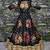 Black Floral Digital Printed Art Silk Bridal Lehenga Choli