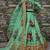 Green Floral Digital Printed Art Silk Bridal Lehenga Choli