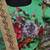 Green Floral Digital Printed Art Silk Bridal Lehenga Choli