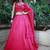 Beautiful Pink Sequins Georgette Wedding Lehenga Choli With Dupatta
