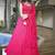 Beautiful Pink Sequins Georgette Wedding Lehenga Choli With Dupatta