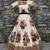 Cream Floral Digital Printed Art Silk Bridal Lehenga Choli