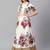 Off-White & Red Printed Semi-Stitched Lehenga & Unstitched Blouse with Dupatta