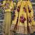 Yellow Floral Digital Printed Art Silk Bridal Lehenga Choli