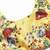 Yellow & Burgundy Printed Semi-Stitched Lehenga & Unstitched Blouse with Dupatta