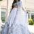 Fantastic White Thread Work Satin Sangeet Wear Lehenga Choli