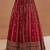 Fantastic Red Zari Embroidered Organza Wedding Lehenga Choli