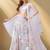 Glamorous Lavender Sequins Net Bridesmaid Lehenga Choli With Dupatta