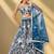 Stunning Teal Blue Sequins Net Designer Lehenga Choli With Dupatta