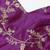 Purple Semi-Stitched Lehenga & Unstitched Blouse with Dupatta