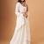 Fascinating White Thread Work Georgette Bridesmaid Lehenga Choli