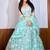 Fascinating Blue Sequins Net Reception Wear Lehenga Choli With Dupatta