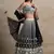 Black Thread Work Georgette Lehenga Choli