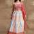 Fascinating White & Pink Zari Work Chinon Event Wear Lehenga Choli