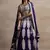 Purple Thread Work Georgette Lehenga Choli dress