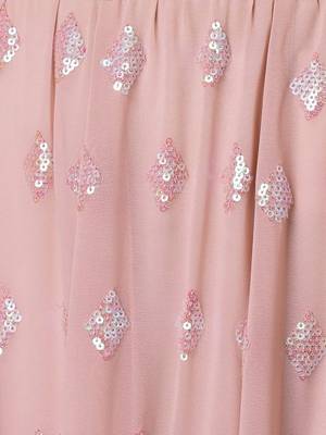 Astonishing Pink Embroidered Georgette Party Wear Lehenga Choli 4