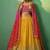 Alluring Yellow Sequins Georgette Haldi Wear Lehenga Choli With Dupatta