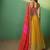 Alluring Yellow Sequins Georgette Haldi Wear Lehenga Choli With Dupatta