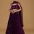 Awesome Purple Sequins Georgette Sangeet Wear Lehenga Choli